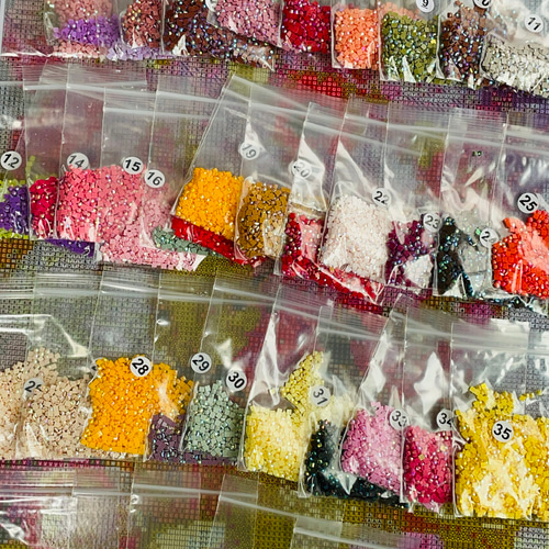 フルオーロラビーズダイヤモンドアートキット ALLオーロラ