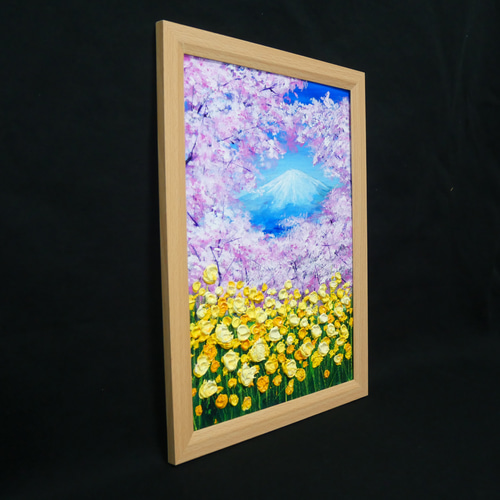 油絵【祝祭の富士】富士山 絵画 油彩画 原画 風景画｜ アート