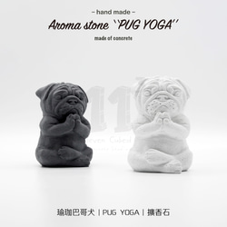 11³ YOGA PUG アロマストーン I ヨガスタイルパグアロマディフューザーストーン I 5ml エッセンシャルオイル付属 3枚目の画像