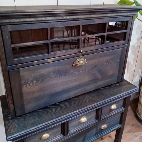 ライティングデスク ライティングビューロ　＜アンティーク家具＞ ライティングデスク 大人のデスク 日本製 英国カントリー ライティング