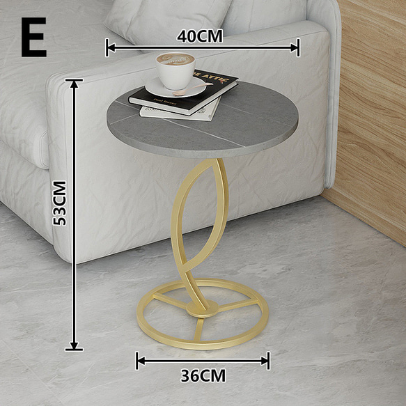 サイドテーブル ユニーク デザイン スレート天板 シンプル モダン おしゃれ インテリア コンパクト ch-1371 12枚目の画像