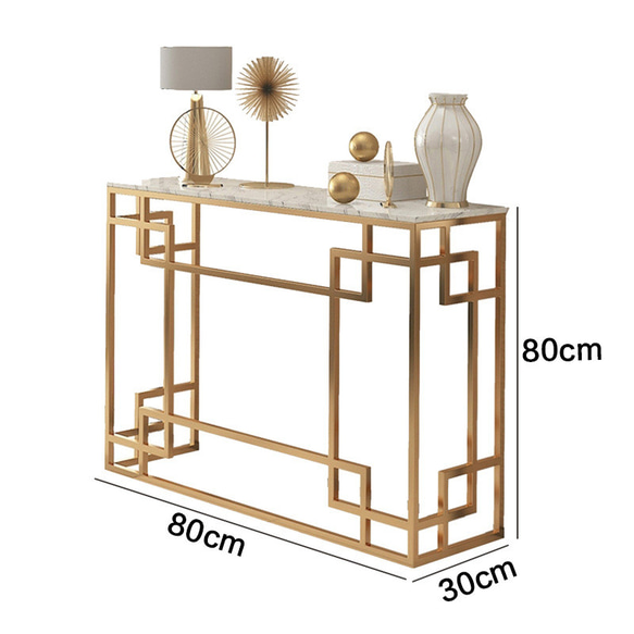 コンソールテーブル 大理石天板 北欧 シンプル モダン おしゃれ インテリア コンパクト リビング 寝室 ch-1364 11枚目の画像