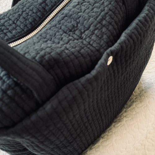 LLサイズ nubi bag black ヌビバック ヌビ マザーズバッグ ボストン
