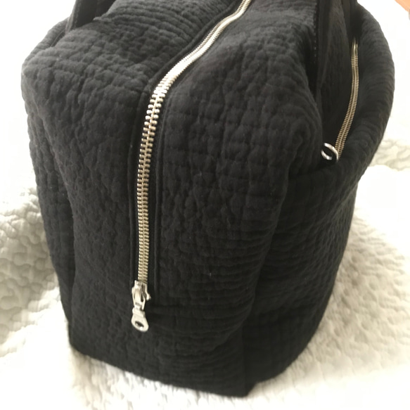 LLサイズ　nubi bag black　 ヌビバック　ヌビ  マザーズバッグ　ボストンバッグ　 9枚目の画像