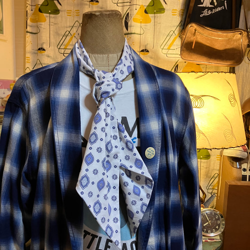 クラヴァット ネクタイ ミニストール 総柄 スカーフ・バンダナ atelier