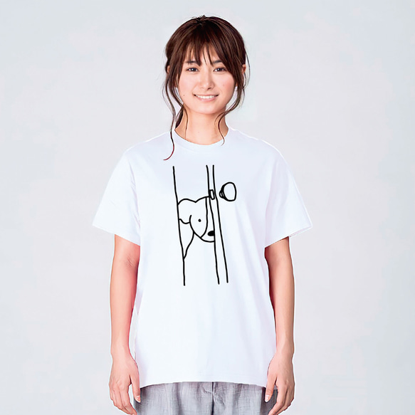 ボーダーコリー tシャツ 犬 tシャツ 犬T 犬柄 tシャツ 散歩 服  雑貨 グッズ ワンコ ワンチャン 犬好き 2枚目の画像