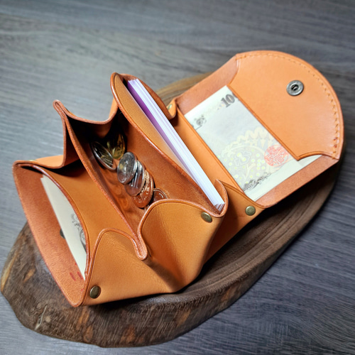お札が折らずに入るミニ財布 アコーディオンウォレット お札が折らずに入るミニ財布 アコーディオンウォレット