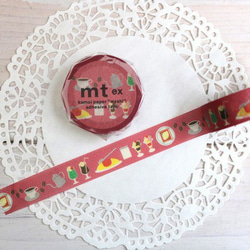 廃盤・mt ドットマスキングテープ（ナイトブルー×マンダリン