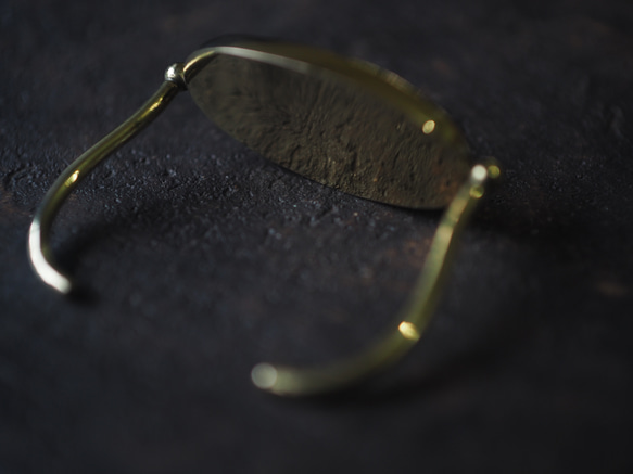 labradorite brass bangle (harusame) 12枚目の画像