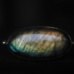 labradorite brass bangle (harusame) 9枚目の画像