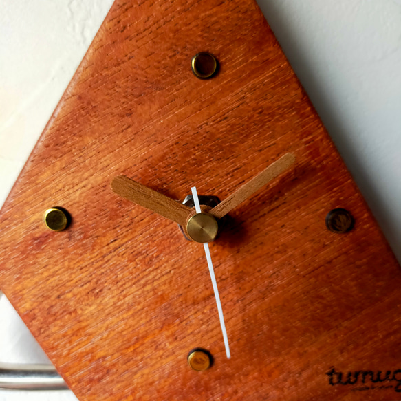 triangle×wall clock(トライアングル×壁掛け時計×アップサイクル) 7枚目の画像