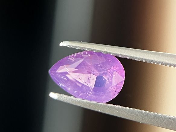 非加熱天然パープルサファイアルース 1.30ct  Natural unheated purple Sapphire 11枚目の画像