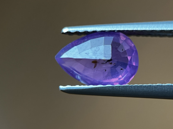 非加熱天然パープルサファイアルース 1.30ct  Natural unheated purple Sapphire 17枚目の画像