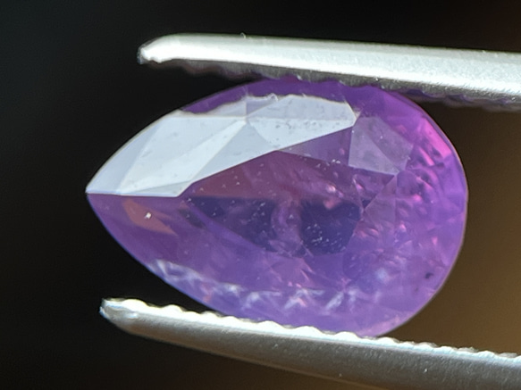 非加熱天然パープルサファイアルース 1.30ct  Natural unheated purple Sapphire 5枚目の画像