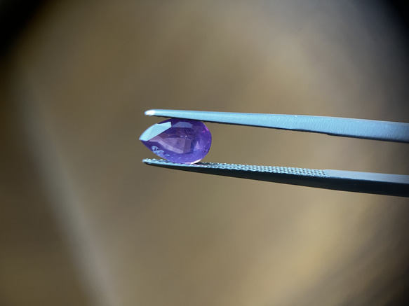 非加熱天然パープルサファイアルース 1.30ct  Natural unheated purple Sapphire 18枚目の画像