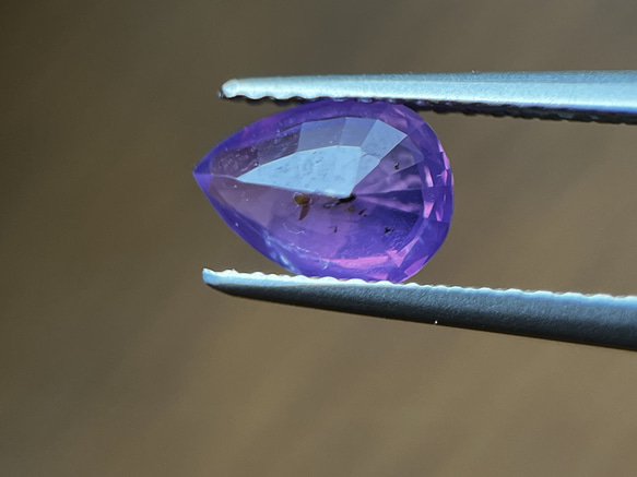 非加熱天然パープルサファイアルース 1.30ct  Natural unheated purple Sapphire 13枚目の画像