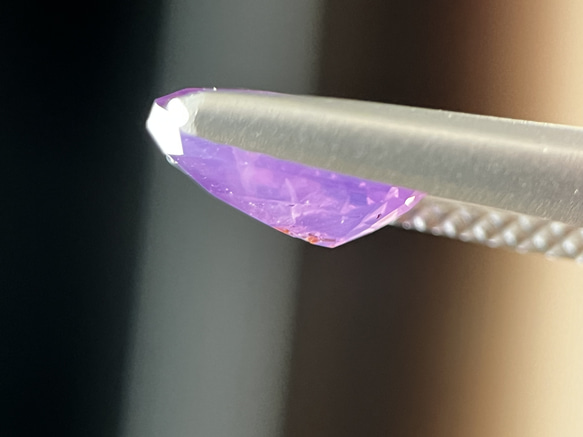 非加熱天然パープルサファイアルース 1.30ct  Natural unheated purple Sapphire 15枚目の画像