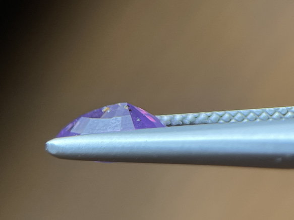 非加熱天然パープルサファイアルース 1.30ct  Natural unheated purple Sapphire 9枚目の画像