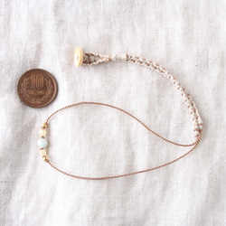 Petite Short Necklace（翡翠×イエロージェード） 6枚目の画像