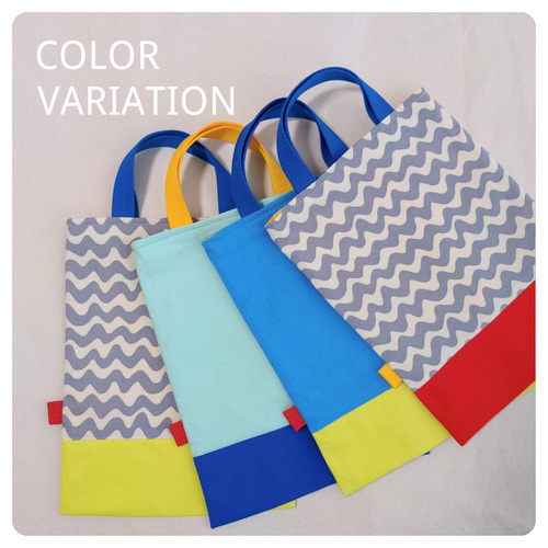 確認用♡No.318♡レッスンバック♡青ワンピース♡ハンドメイド♡入園入学♡