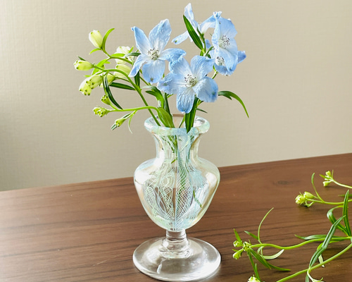 レースガラス 花瓶 ガラスレース花瓶 作家 ガラス | 花器「重和」（KOK-294） 作家