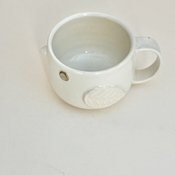 toriカップ(大/350ml)(白色)　マグカップ　鳥　スープカップ 3枚目の画像