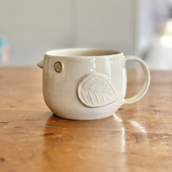 toriカップ(大/350ml)(白色)　マグカップ　鳥　スープカップ 2枚目の画像