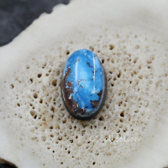 2,18ct High Grade Golden Hill Turquoise ゴールデンヒルターコイズ GO-26 1枚目の画像