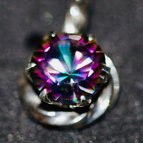 ミスティッククォーツのペンダントトップ950シルバー Zakkano