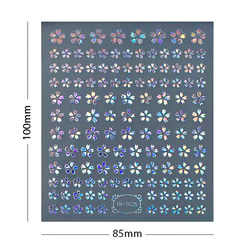 高品質　ネイルシール⑦  桜　さくら　サクラ　花びら　オーロラ　1枚、300円 3枚目の画像