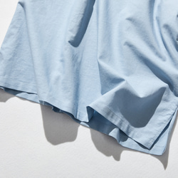 ★樣品只販售1件★棉麻洋裝Marueli洋裝短袖漂亮亮藍色210705-9 第6張的照片