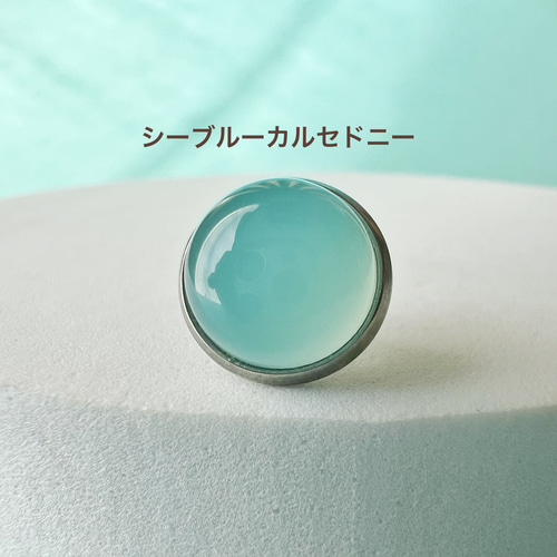 JORIE】プチギフトにおすすめ 10mm天然石のピンバッチ