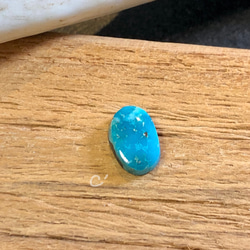 1,5ct Kingman Turquoise キングマンターコイズ K-79  ルース 天然石 ハンドメイド材料 6枚目の画像