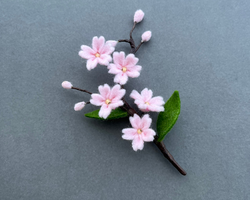 フェルトブローチ〜桜咲く編〜 ブローチ EN branding 通販