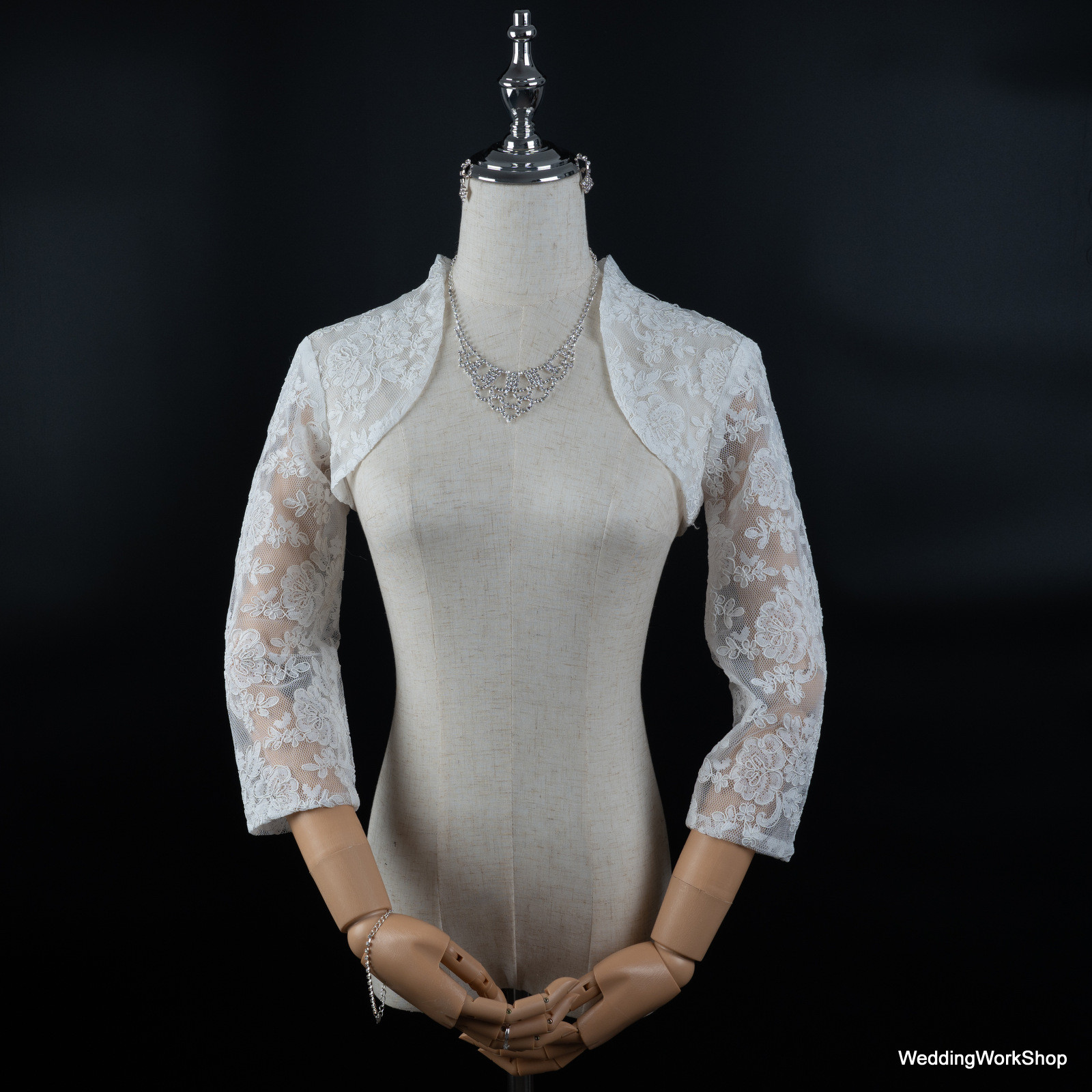美しい花レース   ポンチョ  トップス フィッシュテール ウエディングドレス  花嫁 G176