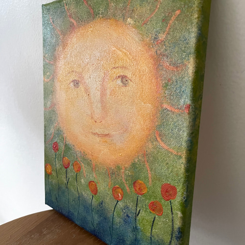 お日様のもとで／原画 一点物 絵画 satomishimakage 通販 17470003