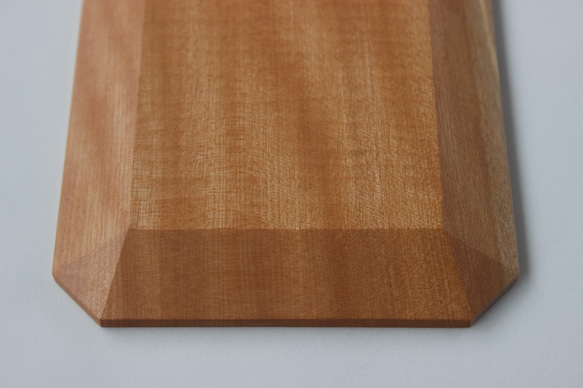 wooden tray 樺の長皿 24cm 7枚目の画像
