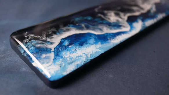 ハンドメイド 深海 パームレスト 手作り リストレスト アームレスト レジンアート キーボード PC 誕生日 記念日 幅約 mm長さ約 mm 円長さ約 誕生日 深海 記念日 クリスマス シンプル 母の日 人気