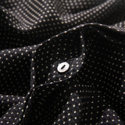 ★僅樣品銷售1件★適合成人的優雅Marueli襯衫 長袖襯衫上衣 黑色 220307-1 第7張的照片