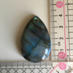 天然石　ブルー　ラブラドライト　ルース 10枚目の画像