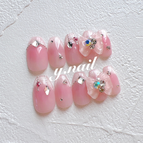 ネイルチップ/チークネイル/リボンネイル/マグネットネイル/ワンホン