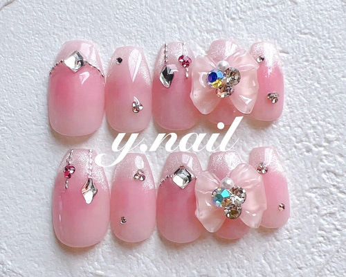 ネイルチップ/チークネイル/リボンネイル/マグネットネイル/ワンホン