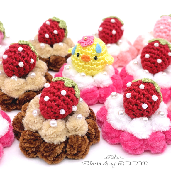 ハンドメイド ベビーヘアクリップ マカロン ケーキ｜ハンドメイド