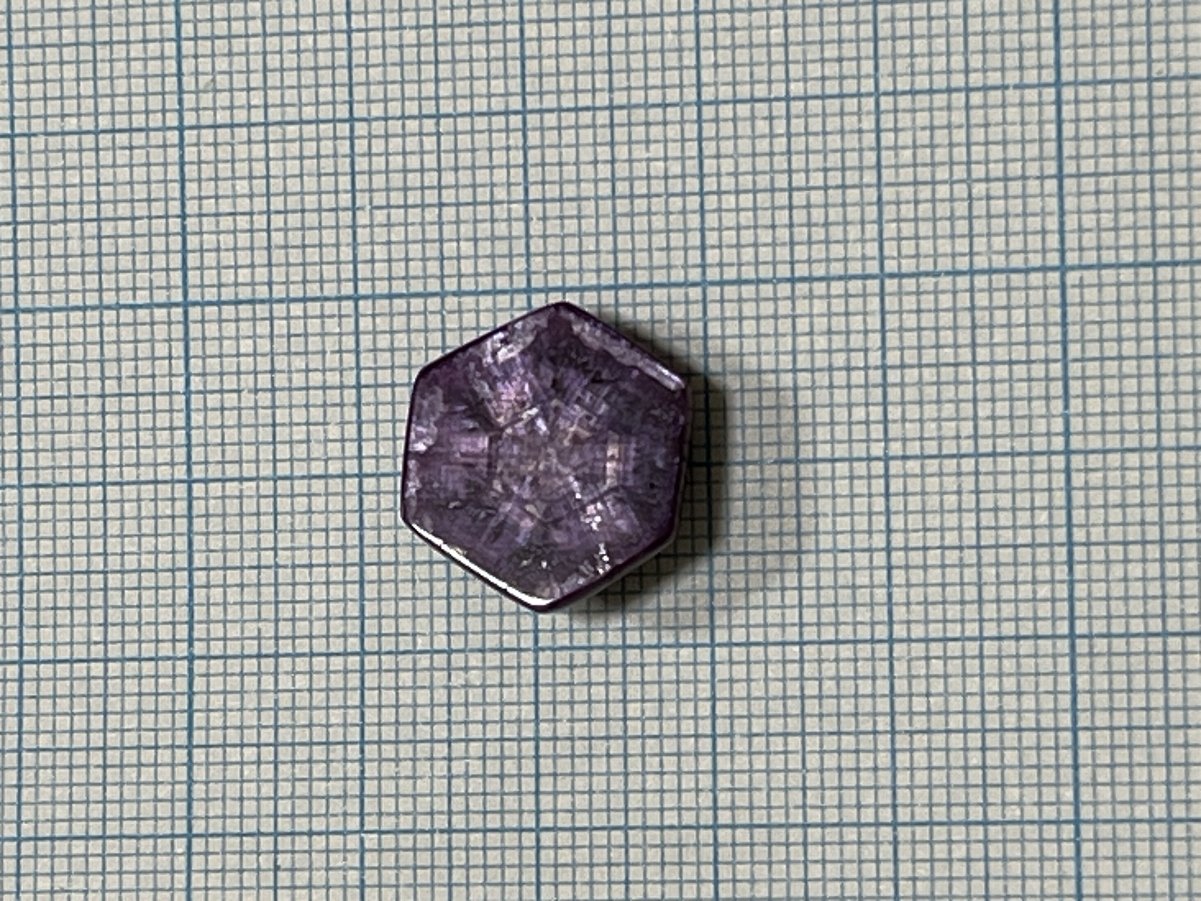 トラピッチェルビーあるいはサファイア ルース　約16.8ct