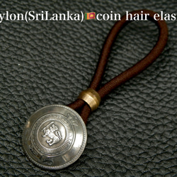 ＃H175　Ceylon（SriLanka）Coin Hair Elastic 2枚目の画像