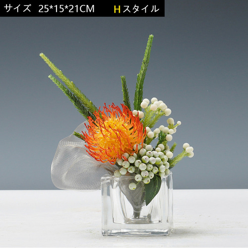 造花屋内セラミック花瓶禅人工植物装飾フラワーアレンジメントスーツ 