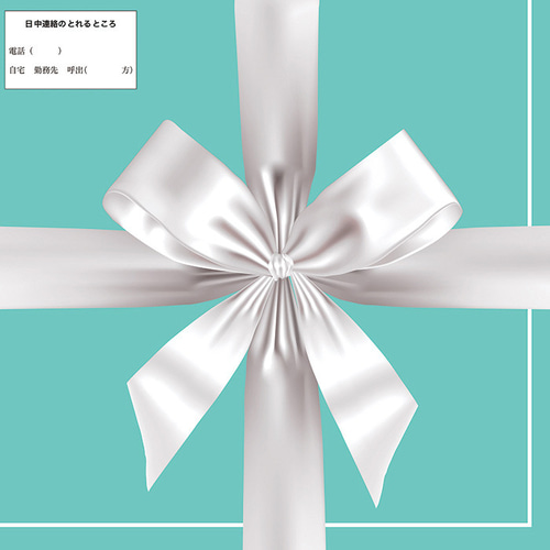 現物発送♥デザイン婚姻届2枚セット【Forever Tiffany's Blue（永遠の