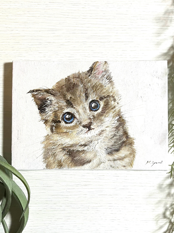 ご予約】仔猫ちゃん 絵画 Atelier kiyomi 通販｜Creema(クリーマ