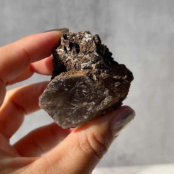 マラウィ産【スモーキークォーツ×シデライト】⑨ 鉱物 天然石 19枚目の画像
