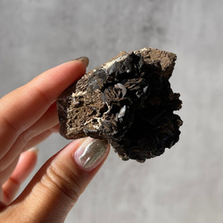 マラウィ産【スモーキークォーツ×シデライト】⑨ 鉱物 天然石 4枚目の画像